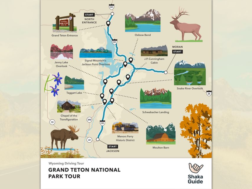 Grand Teton National Park: Self-Guided GPS Audio Tour - Booking and Pricing Information
