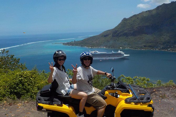 Grand Tour Quad Excursion in Moorea (Single or Two-Seater) - Key Points
