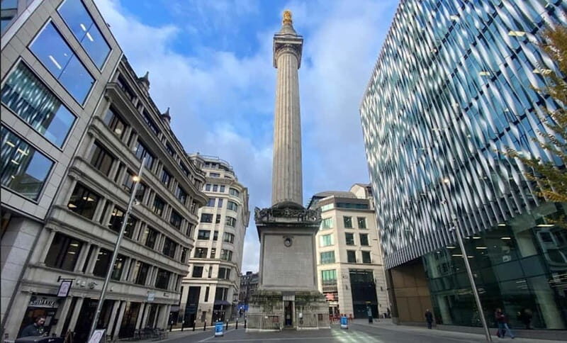 Great Fire of London Monument & optional Tower of London - Key Points