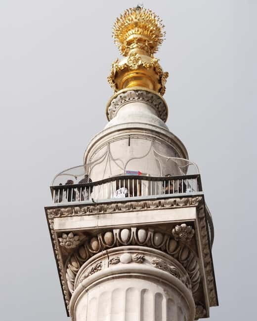 Great Fire of London Monument & optional Tower of London - Discovering the Monument to the Great Fire of London