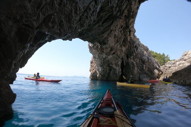 Green Cave Sea Kayak Day Tour in the Elaphiti islands - Detailed Breakdown of the Itinerary