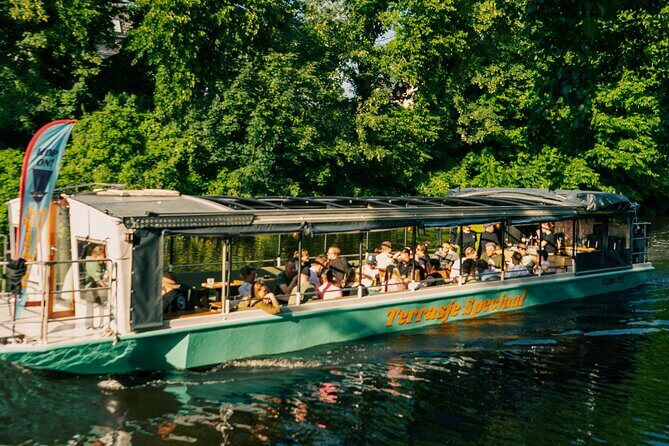 Groningen: Terrace Boat Experience with a Cozy Bar: 1.5 Hours - Key Points