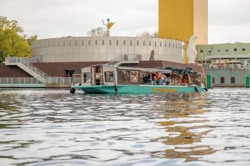 Groningen: Terrace Boat Experience with a Cozy Bar - Groningen: Terrace Boat Experience with a Cozy Bar