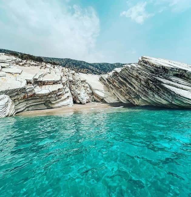 Group Boat Tour From Saranda to Krorez.Free Drink & Umbrella - Key Points