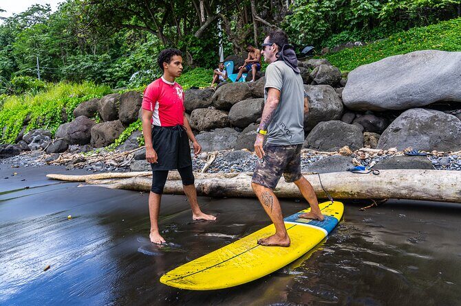 Group Guided Surfing Lesson in Tahiti - Authentic and Personal Experience