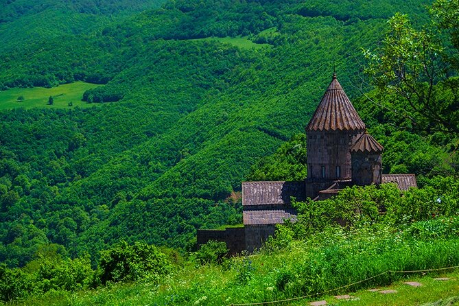 Group: Tatev Monastery, Shaki Waterfall and Winery - Karahundj