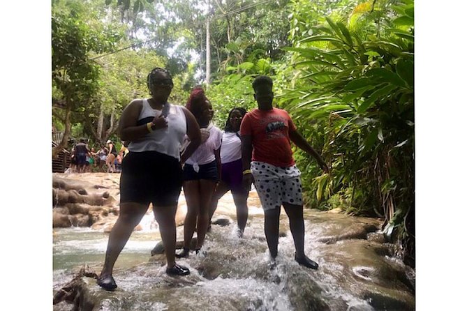 Guided Dunn's River Falls Climb Tour Experience - Navigating the Trail