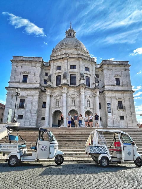 Guided Electric Piaggio Tuk-Tuk Tour of Historic Lisbon - FAQ