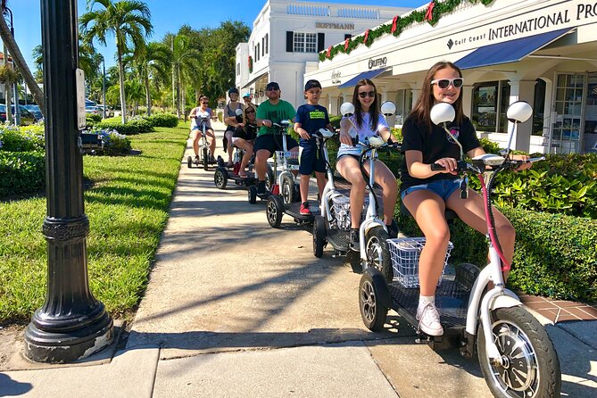 Guided Electric Trike Tour - Downtown Naples Florida - Meeting and End Points