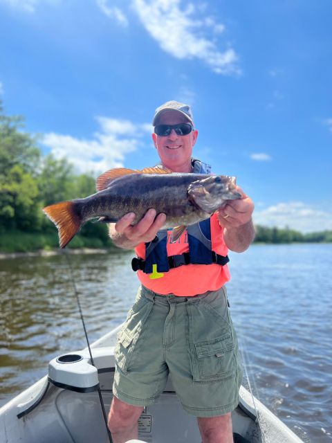 GUIDED FISHING: Smallmouth Bass Drift Boat Float Trip - Pickup and Drop-off