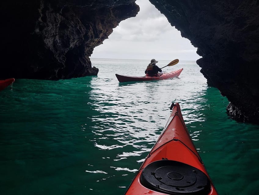 Guided sea kayaking adventures in the south western Algarve - Key Points