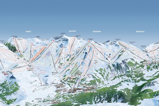 Guided Ski Activity in Leida Equipment and Ski pass Included - Key Points