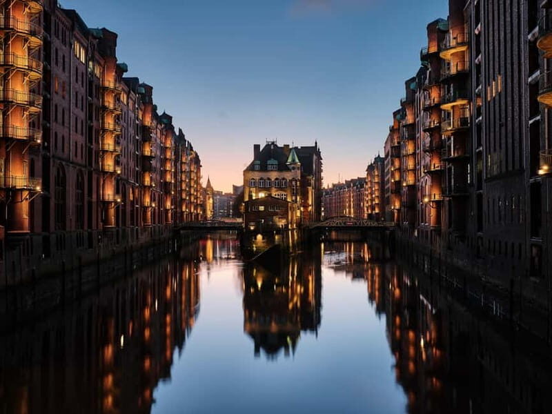 Guided tour of Hamburg's Speicherstadt  warehouses, free port, and duty-free zone - Key Points