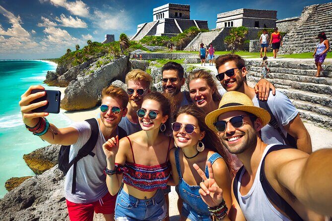 Guided tour to Tulum & Cobá ruins + Cenote + Buffet + PDC - Key Points