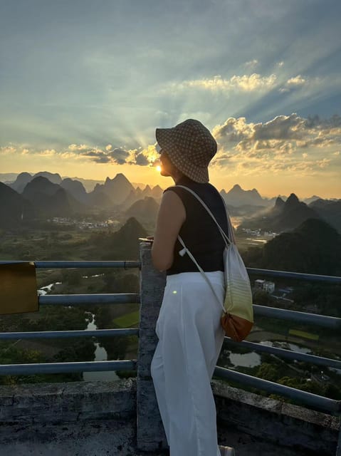 Guilin: Half Day Yangshuo Cuiping Hill Sunset Private Tour - Sunset Experiences at Cuiping Hill