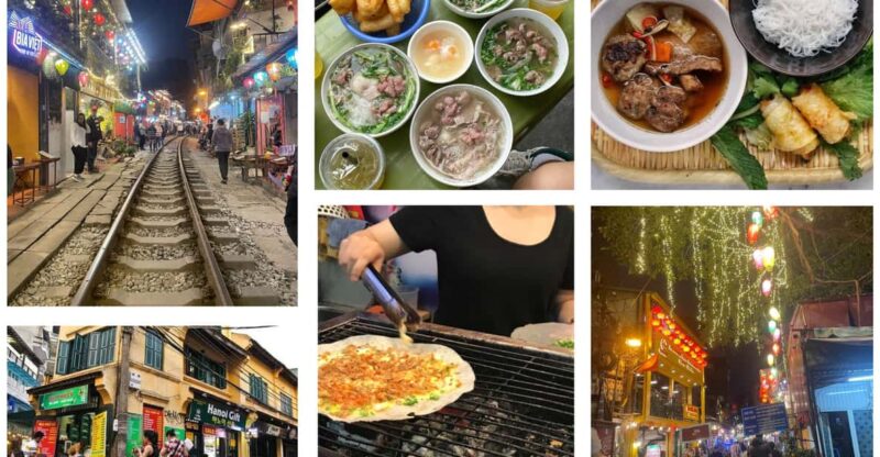 Ha Noi Old Quarter Food Tour With Train Street Experience - Sampling Vietnamese Street Food