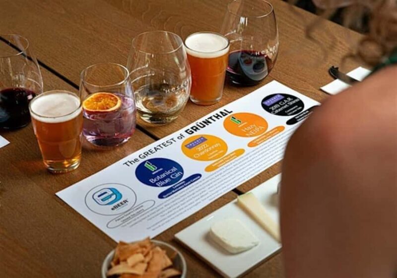 Hahndorf: Grunthal Gin, Beer, Wine, and Cheese Tasting - Practical Details and Tips