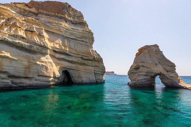 Half Day Boat Tour to Kleftiko Milos - Swimming at Gerontas Bay