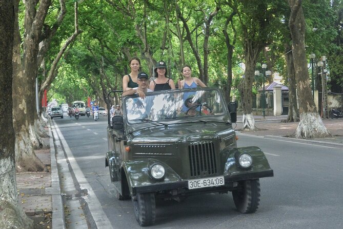Half Day Hanoi Jeep Tour: Food + Culture+ Sight + Fun in Legendary - Jeep Ride Experience