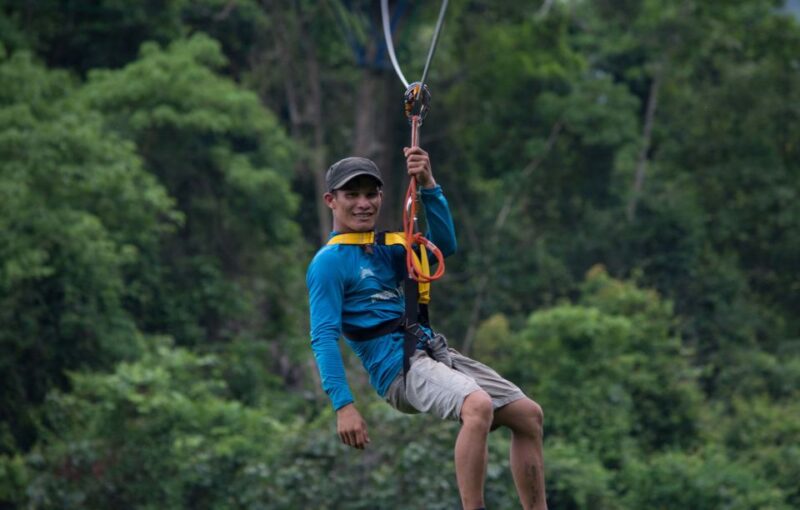 Half-Day Nam Song River Kayak Tour With Zipline or Tham None - Kayaking Adventure