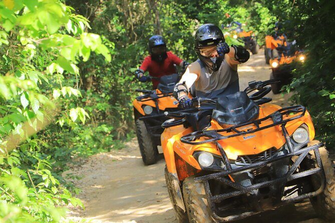 Half Day Outdoor Adventour ATV, Rappel, Cenote, Aquatic Zipline - Key Points