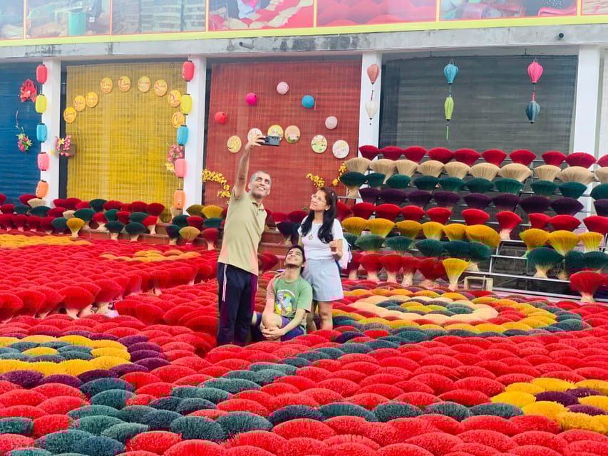 Half Day Trip to Incense & Hat Villages With Train Street - Village Exploration: Quang Phu Cau Incense Village