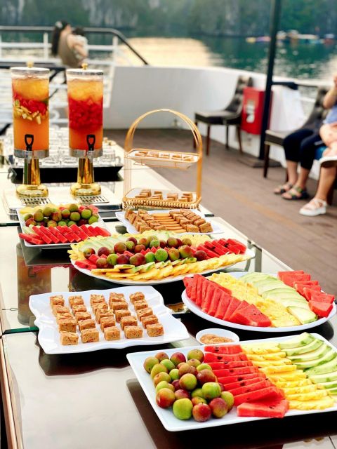 Halong Bay 5 Star Day Cruise With Swimm Pool, Buffet, Kayak - Inclusions of the Day Trip