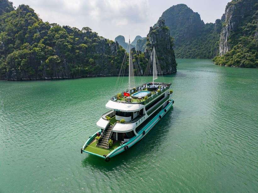 Halong Bay 5 Star Day Cruise With Swimm Pool, Buffet, Kayak - Frequently Asked Questions