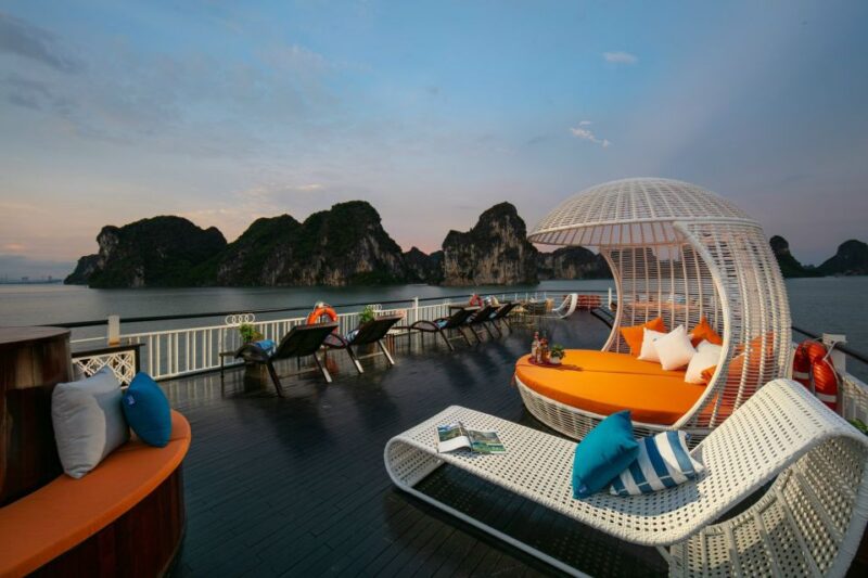 Halong Bay: Luxury Day Cruise, Caves, Kayak & Buffet Lunch - Key Points