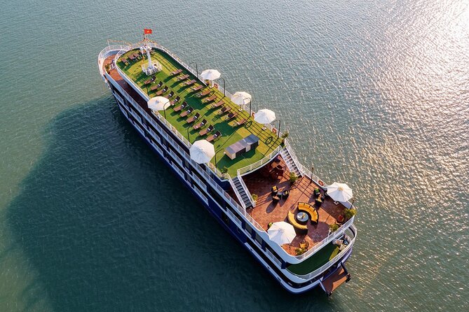 Halong Dragon Bay 5 Star Cruise 2D1N-All Inclusive,Cave,Transfer - Accommodation and Amenities