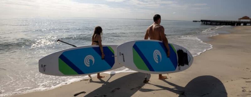 Hampton: Stand Up Paddle Board Rental at Buckroe Beach - The Experience of Paddling Chesapeake Bay