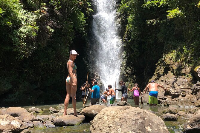 Hana Tour Incl Reservation @ Black Sand Red Sand Waterfall Jump - Reservation Flexibility