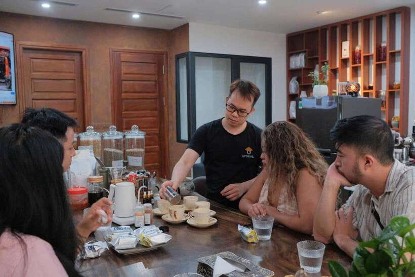 Hanoi: Coffee Workshop With Traditional Meal and Wines - Overview of the Coffee Workshop Experience