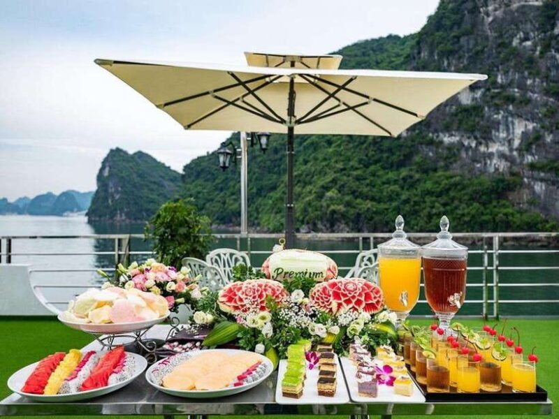 Hanoi: Fullday Halong Bay 5 Star, Jacuzzi, Buffet,Kayak,Swim - Adventure Awaits: Kayaking and Swimming