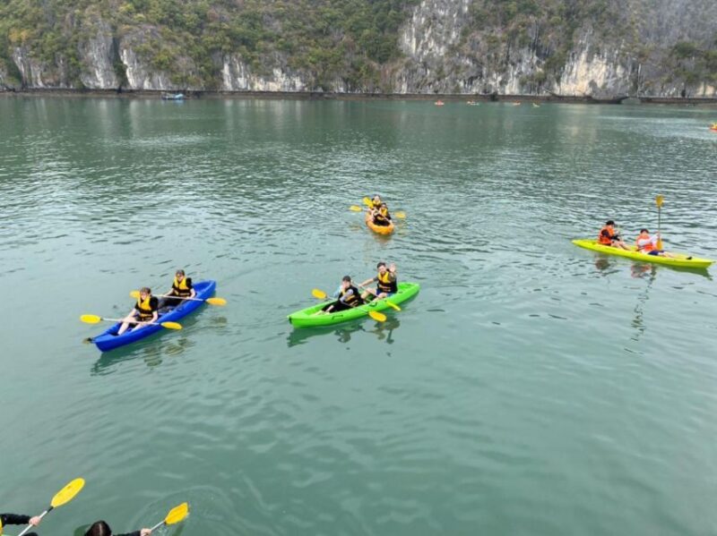 Hanoi - Lan Ha Bay 1 Day With Kayaking , Swimming and Cave - Key Points