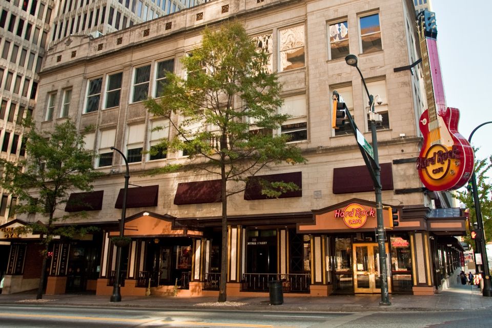 Hard Rock Cafe Atlanta - Acoustic Rock Menu Details