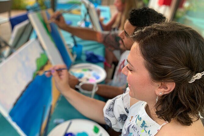 Hawaiian Style Paint Party, Kapolei Oahu - A Fun, Creative Night in Kapolei: The Hawaiian Style Paint Party