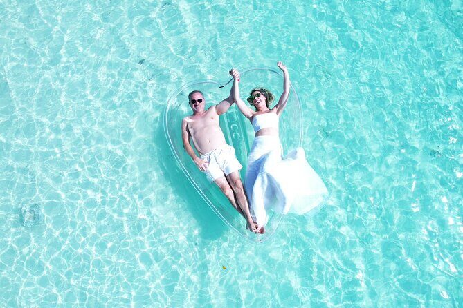 Heart shape Clear Kayak Drone shoots - Key Points