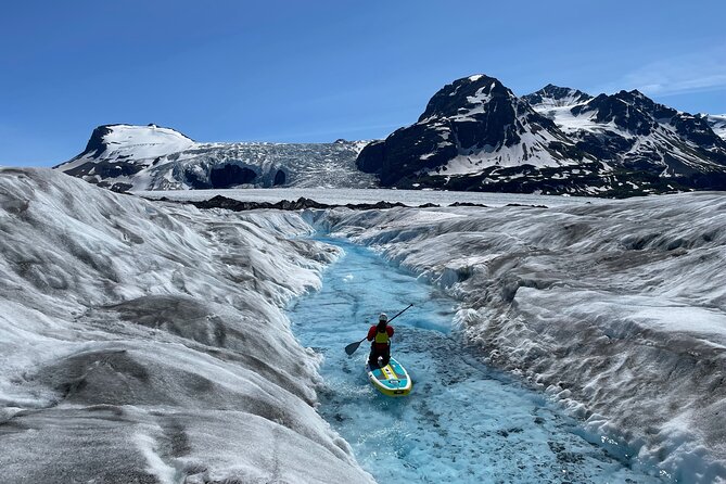 Helicopter and Glacier Paddle Boarding -PRIVATE - What to Expect on the Tour