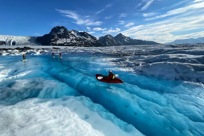 Helicopter and Glacier Paddle Boarding -PRIVATE - Wildlife and Scenic Highlights