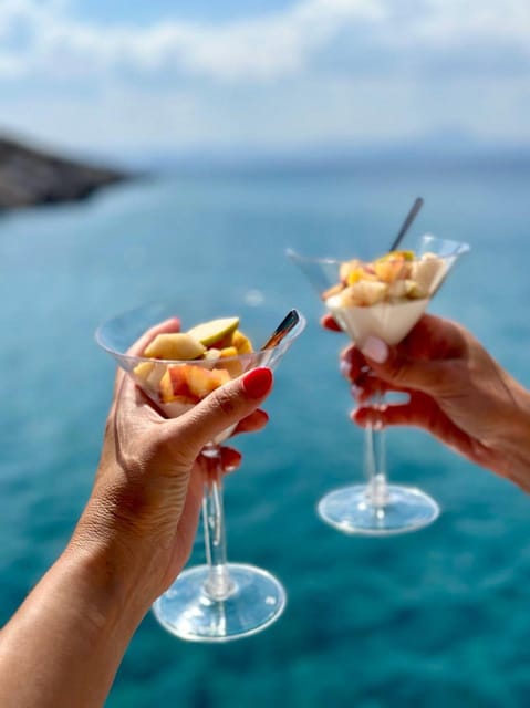 Heraklion: Dia Catamaran Tour - Lunch, Open Bar & Snorkeling - Key Points