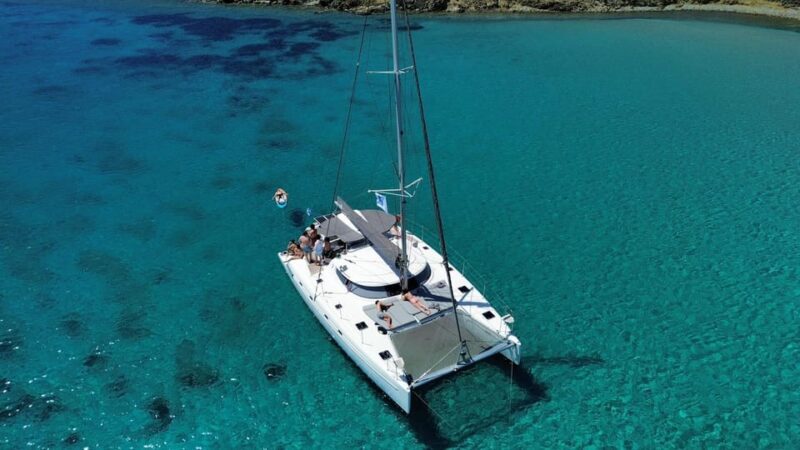 Heraklion: Dia Island Ultimate Catamaran Cruise with Meal - Frequently Asked Questions
