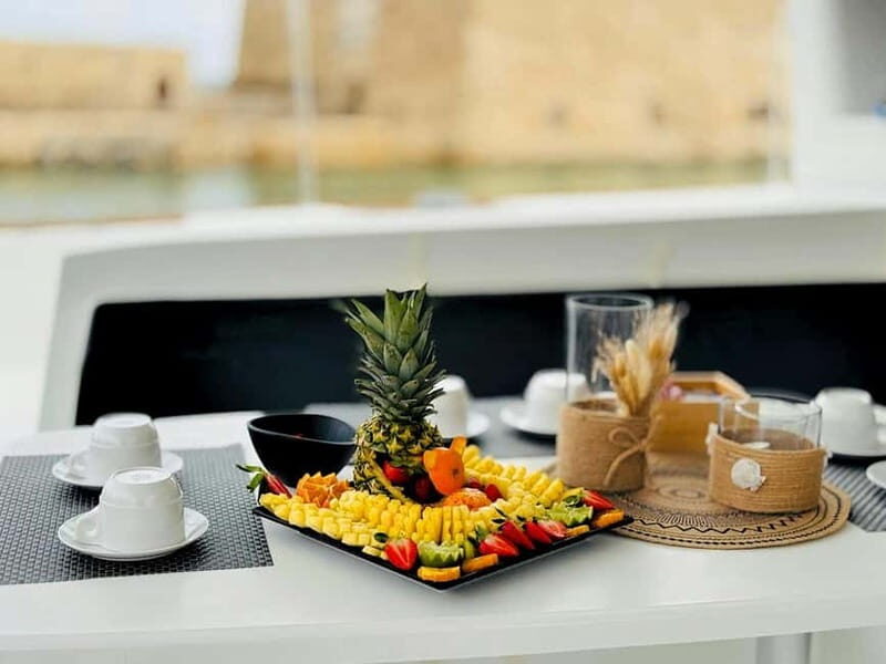 Heraklion Luxury Catamaran to Dia  Chef Lunch & Open Bar - Value and Cost