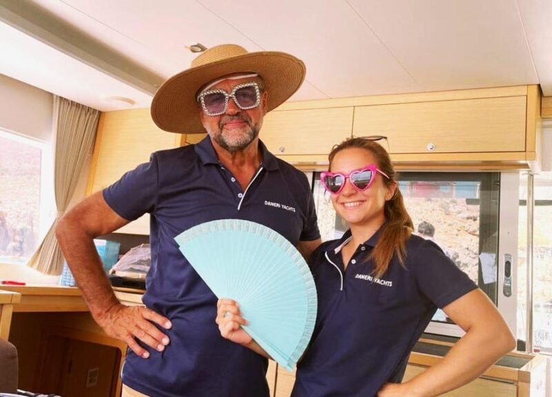 Hersonissos: Sunset Catamaran Cruise with Snacks and Drinks - Sunset Magic and Photography
