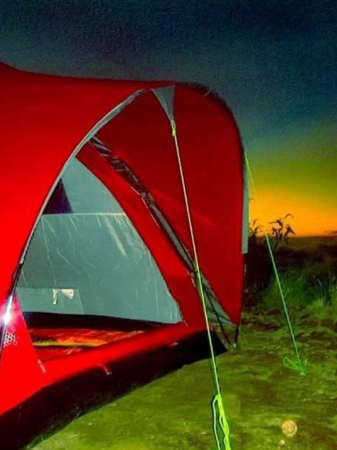 Higlight Kintamani Volcano Overnight Camping On Summit - Trekking to Camp Site