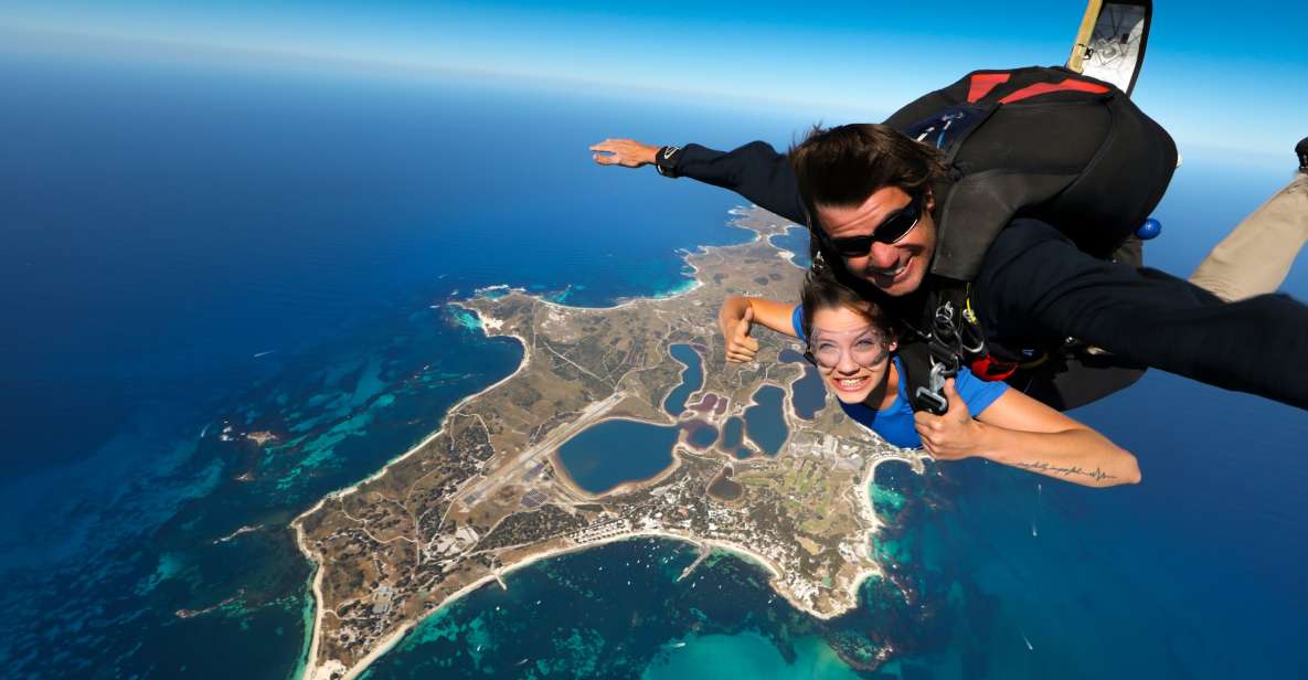 Hillarys Harbour: Rottnest Island Skydive and Ferry Package - Itinerary