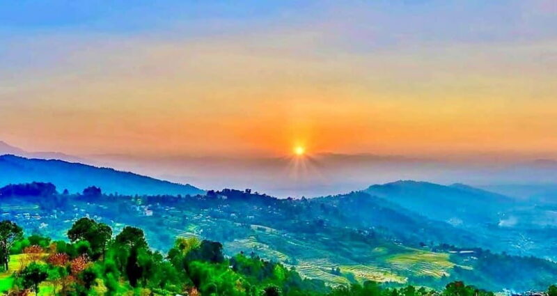 Himalayas sunrise View from nagarkot: 1 day from kathmandu - An Authentic Day Among the Himalayas