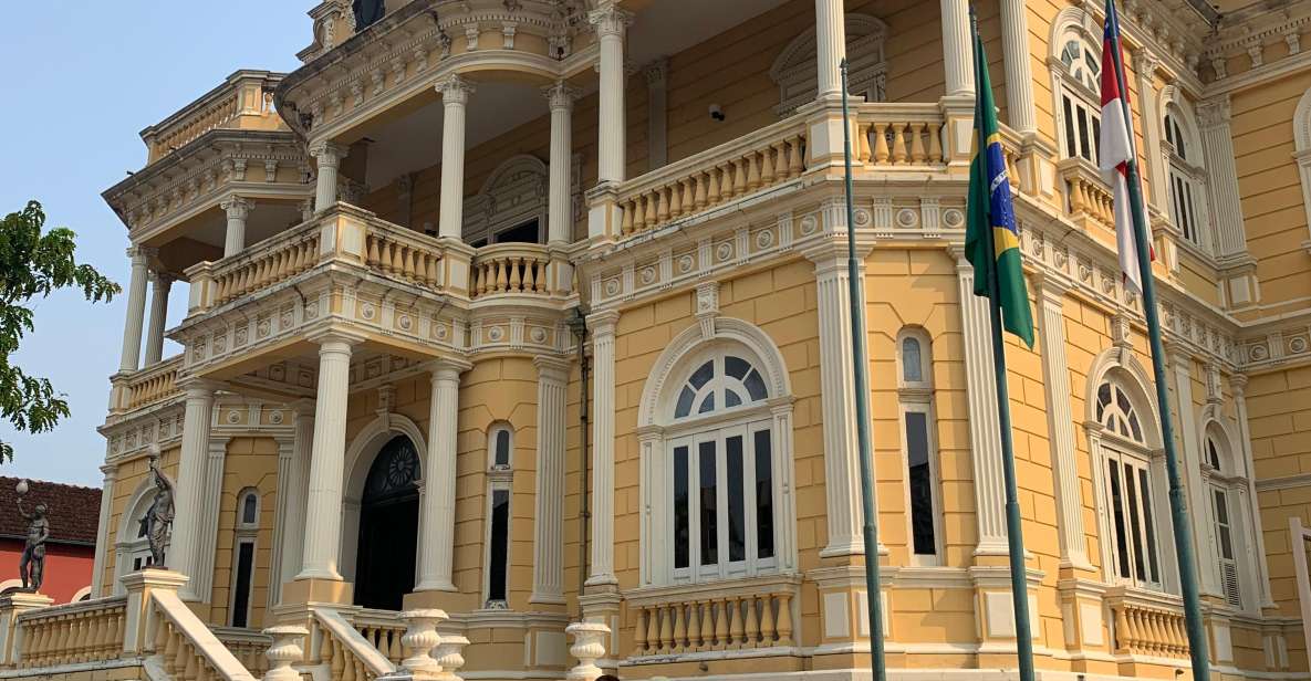 Historic City Tour Manaus by Car With 3 Stops. - Itinerary Details