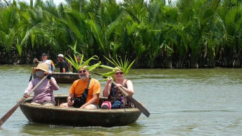 Hoi An : Cam Thanh Basket Boat Riding W Two-way Transfers - Key Points