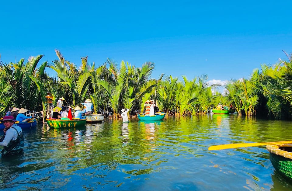 Hoi An: Coconut Basket Boat Rides With Two-Way Transfers - Experiencing the Coconut Basket Boat Ride
